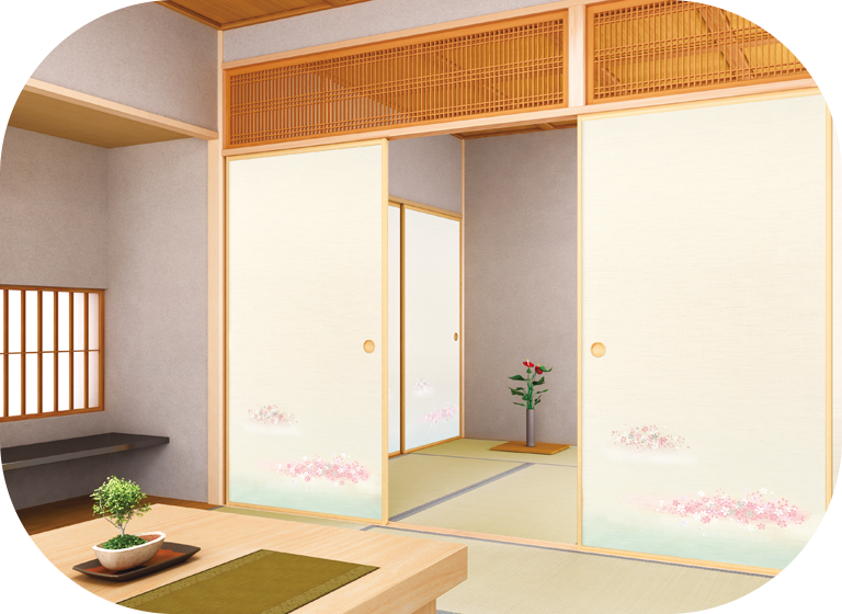 襖(ふすま)の貼り替え2