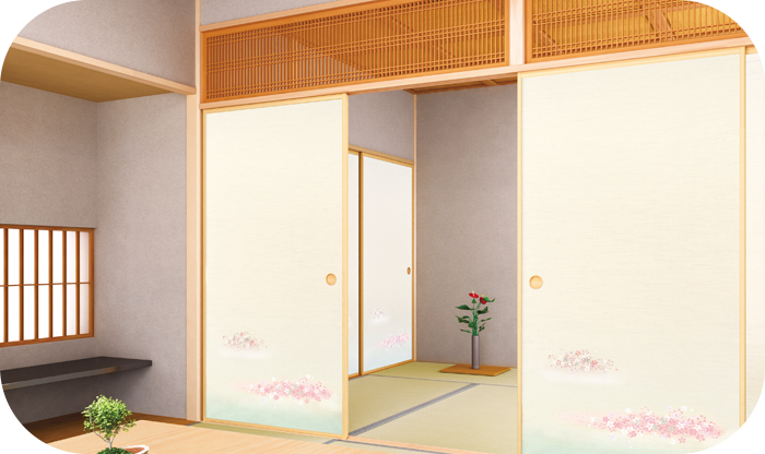 襖(ふすま)の貼り替え2